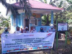Peduli Posyandu, PT. SRL1 Berikan Bantuan Ke Posyandu Binaan