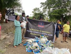 Ketum 99 Komunitas Indonesia Terjun Langsun Membantu Korban Gempa di Sulbar