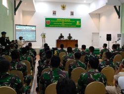 Denpom XIV/4 Makassar Melaksanakan Sosialisasi Ops Gaktib & Yustisi Tahun TA 2022 
