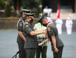 Pangdam XIV/HSN Pimpin Langsung Pelantikan Ratusan Siswa Dikmaba TNI AD