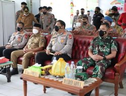 Wakapolda Sulsel Tinjau Lokasi Vaksinasi Serentak Di Gowa