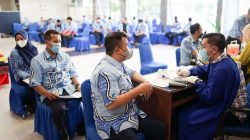PDAM Kota Makassar Gelar Rutinitas Aksi Donor Darah