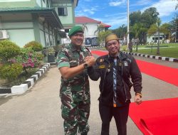 Ketua GMBI Maros Hadiri Kunker Pangdam XIV/Hasanuddin Ke Kodim 1422/Maros
