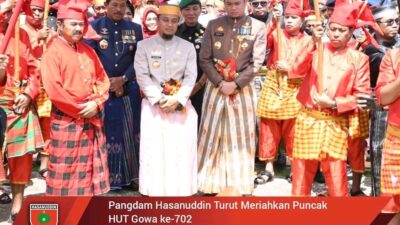 Mulai Dari Gubernur, Pangdam Hasanuddin dan Kapolda Sulsel Turut Meriahkan Puncak HUT Gowa ke-702
