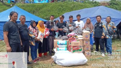 Bantu Ringankan Beban Korban Gempa Cianjur, Tim GMBI Peduli Terus Salurkan Bantuan
