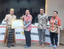 Pemerintah Kota Makassar Raih Penghargaan dari Ombudsman RI