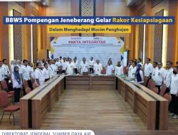 BBWS Pompengan Jeneberang Gelar Rapat Koordinasi Kesiapsiagaan Menghadapi Musim Penghujan