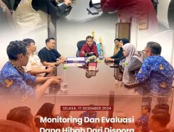 Dispora Kota Makassar Gelar Monitoring dan Evaluasi Dana Hibah Tahun 2024