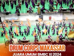 Dispora Kota Makassar Raih Juara Umum Bandung Marching Band Championship XI
