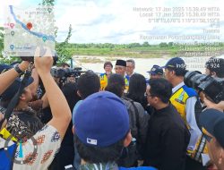 Kepala Balai Besar Wilayah Sungai Pompengan Jeneberang Dampingi Menteri PU Tinjau Bendung Bissua