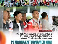Wali Kota Makassar Hadiri Pembukaan Turnamen Mini Soccer KBA Esempe 5