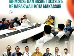 Dispora Makassar Gelar Audiensi dengan Wali Kota Bahas Makassar Half Marathon dan Kompetisi Basket 3×3 Tahun 2025