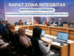 BBWS Pompengan Jeneberang Gelar Rapat Penyusunan Kerja Pembangunan Zona Integritas Tahun 2025