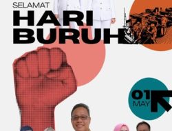 Peringatan May Day, Sekretariat DPRD Kota Makassar Sampaikan Ucapan Selamat
