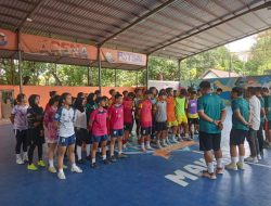 Ketua KONI Makassar Pantau Langsung Seleksi Akhir Tim Futsal Menuju Porprov XVIII Sulsel