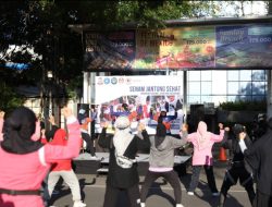 Tiga Organisasi Perempuan Makassar Galang Semangat Hidup Sehat Lewat Senam Jantung Sehat